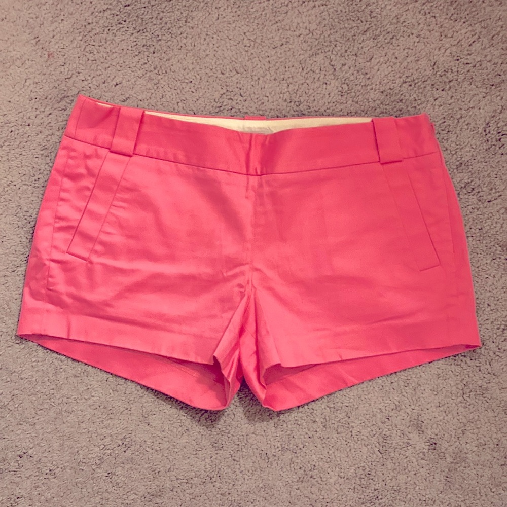 Bubblegum pink J. Crew short shorts Size 8